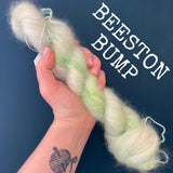 Beeston Bump  - Hand dyed - lace weight yarn - 50g/420m - kid mohair - silk