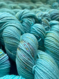 Yarmouth Hippodrome - Hand dyed SLUB 4ply/sock yarn 100g/400m superwash merino, nylon blend