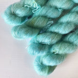 Yarmouth Hippodrome  - Hand dyed - lace weight yarn - 50g/420m - kid mohair - silk