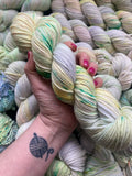 Beeston Bump  - Hand dyed - lace weight yarn - 50g/420m - kid mohair - silk