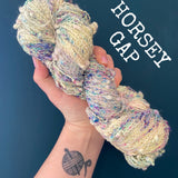 Horsey Gap - Hand dyed SLUB 4ply/sock yarn 100g/400m superwash merino, nylon blend