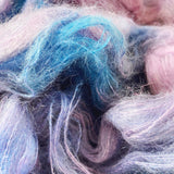 Dusk  - Hand dyed - lace weight yarn - 50g/420m - kid mohair - silk