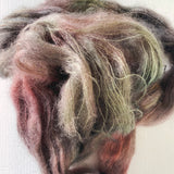 Oilslick - Hand dyed - lace weight yarn - 50g/420m - kid mohair - silk