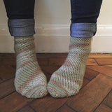 Crochet Pattern - Fallen Leaves Socks