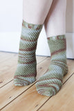 Crochet Pattern - Fallen Leaves Socks