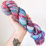 Vintage Christmas - Hand dyed-  DK - yarn - 100g/225m - superwash merino - nylon