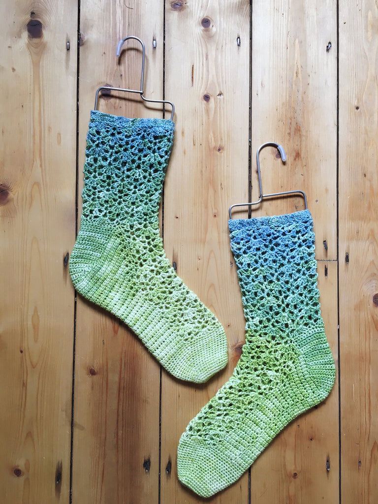 Crochet Pattern - Trillium Socks – Vicki Brown Designs