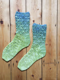 Crochet Pattern - Trailing Lace Socks - PRINT copy