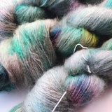 Best Mates  - Hand dyed - lace weight yarn - 50g/420m - kid mohair - silk