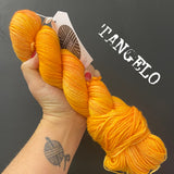TANGELO - Hand dyed 4ply/sock yarn 100g/425m superwash merino, nylon blend