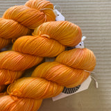 TANGELO - Hand dyed 4ply/sock yarn 100g/425m superwash merino, nylon blend