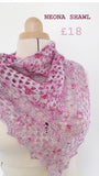 Crochet Pattern - Neona Shawl - PRINT