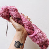 Gymnocalycium  - Hand dyed - sock weight yarn - 100g/350m - Kid Silk Fluff