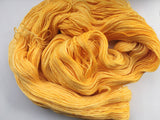 Pumpkin - Hand dyed 4ply/sock yarn 100g/425m superwash merino, nylon blend