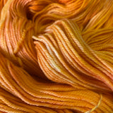 TANGELO - Hand dyed 4ply/sock yarn 100g/425m superwash merino, nylon blend