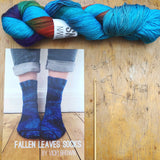 Crochet Pattern - Fallen Leaves Socks - PRINT copy