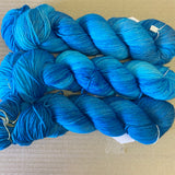 BLUEBERRIES - Hand dyed DK yarn 100g/225M superwash merino