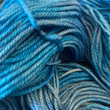 BLUEBERRIES - Hand dyed DK yarn 100g/225M superwash merino