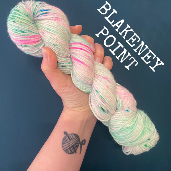 Blakeney Point - Hand dyed DK yarn 100g/225M superwash merino