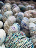 Horsey Gap - Hand dyed SLUB 4ply/sock yarn 100g/400m superwash merino, nylon blend