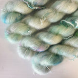 Blakeney Point  - Hand dyed - lace weight yarn - 50g/420m - kid mohair - silk
