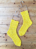 Crochet Pattern - Calendula Socks - PRINT