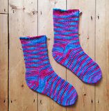 Crochet Pattern - Birgitte Socks - PRINT