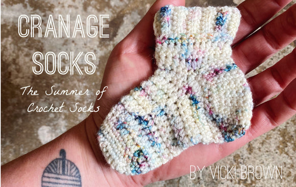 Crochet Pattern - Cranage Socks