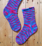 Crochet Pattern - Birgitte Socks - PRINT