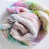 Barbie - Hand dyed - lace weight yarn - 50g/420m - kid mohair - silk