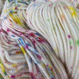 FUNFETTI - Hand dyed Sock yarn 100g/425m superwash merino