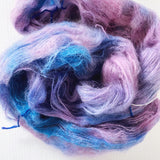 Dusk  - Hand dyed - lace weight yarn - 50g/420m - kid mohair - silk