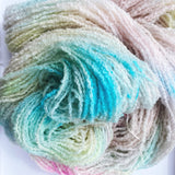 Surf's Up - Hand Dyed - Boucle Double Knit Weight Yarn - superwash merino - 100g/220m