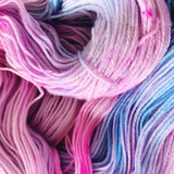 Fluffy Clouds  - Hand dyed DK yarn 100g/225M superwash merino