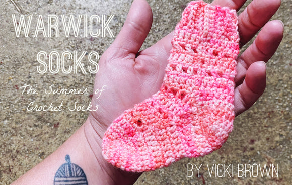 Crochet Pattern - Warwick Socks