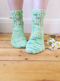 Crochet Pattern - Gladioli Socks - PRINT copy