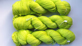 Tennis Ball - Hand dyed 4ply/sock yarn 100g/425m superwash merino, nylon blend