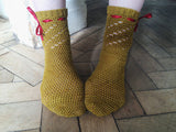 Crochet Pattern - Twirl Socks