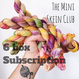 The Mini Skein Club : 3, 6 or 12 Box Subscription