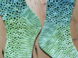 Crochet Pattern - Trailing Lace Socks