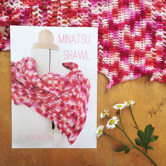 Crochet Pattern - Minatsu Shawl - PRINT copy