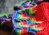 Crochet Pattern - Rainbow Slipper Socks