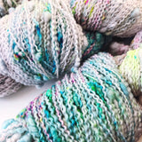 Storms and Rainbows - Hand dyed SLUB 4ply/sock yarn 100g/400m superwash merino, nylon blend