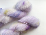 Wisteria - Hand dyed - lace weight yarn - 50g/420m - kid mohair - silk