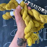 SOCK MINIS - Hand dyed 4ply/sock yarn 20g/85m superwash merino, nylon blend