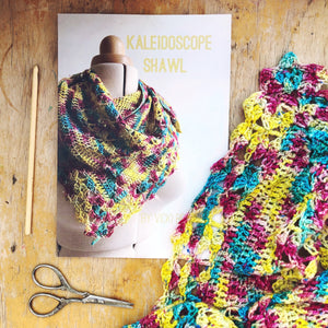 Crochet Pattern - Kaleidoscope Shawl - PRINT