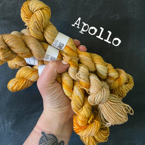 20g hand dyed sock yarn mini skeins