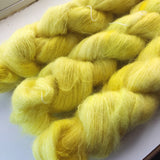 Echinocactus - Hand dyed - lace weight yarn - 50g/420m - kid mohair - silk