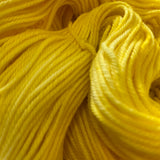 LEMON - Hand dyed 4ply/sock yarn 100g/425m superwash merino, nylon blend