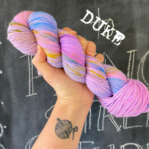 Duke  - Hand dyed DK yarn 100g/225M superwash merino